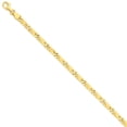 thumbnail image 1 of 14K Yellow Gold 5mm Hand-polished Fancy Link Chain, 1 of 5
