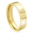thumbnail image 1 of 14K Yellow Gold 5mm Plain Comfort Fit Flat Style Wedding Band (Size 5 to 13), 10.5, 1 of 3