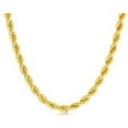 thumbnail image 1 of 14K Yellow Gold 5mm Rope Chain, 24", 1 of 4