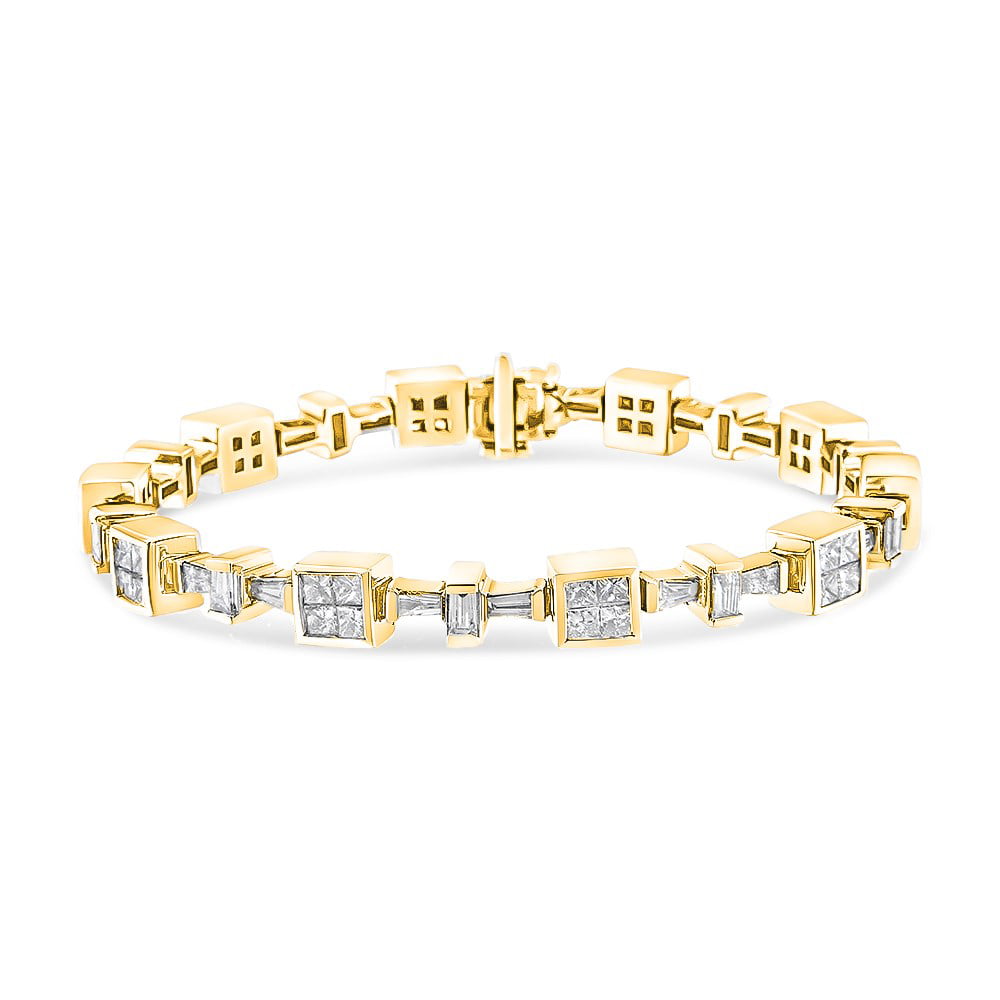 Diamond Tennis Bracelet Baguette - 301 For Sale on 1stDibs | baguette cut  tennis bracelet, tennis bracelet baguette diamonds, baguette cut diamond  bracelet