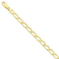 thumbnail image 1 of 14K Yellow Gold 6.5mm Hand-Polished Open Link Chain, 1 of 3