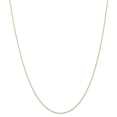 thumbnail image 1 of 14K Yellow Gold .6 mm Carded Cable Rope Chain 18 Inch, 1 of 6