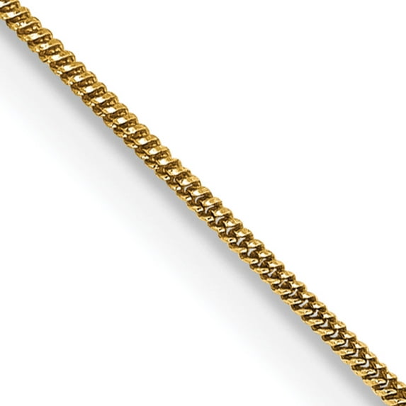 14K Yellow Gold .65mm Round Snake Chain (20 X 0.65) Made In Peru sna050-20