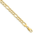 thumbnail image 1 of 14K Yellow Gold 7.5mm Concave Open Figaro Chain, 1 of 6