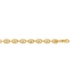 thumbnail image 1 of 14K Yellow Gold 7mm Diamond Cut Puffed Mariner Link Chain 7 Bracelet Fancy Lobster Clasp, 1 of 1