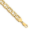 thumbnail image 1 of 14K Yellow Gold 8.75 mm Solid Hand-Polished Anchor Link 8 in. Bracelet, 1 of 1