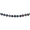 thumbnail image 1 of 14K Yellow Gold 8-9mm Black Near Round Freshwater Cultured Pearl Necklace (28 X 8.5) Made In Canada bpn080-28, 1 of 5