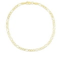 thumbnail image 1 of 14K Yellow Gold 8in 3mm Figaro Bracelet with Lobster Clasp, 1 of 4