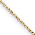 thumbnail image 1 of 14K Yellow Gold .8mm D/C Cable With Lobster Clasp Chain (18 X 0.8) pen41l-18, 1 of 5