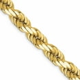 thumbnail image 1 of 14K Yellow Gold 8mm D/C Rope With Fancy Lobster Clasp Chain (24 X 8) Made In Peru 060-24, 1 of 5