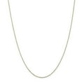 thumbnail image 1 of 14K Yellow Gold .8mm Diamond Cut Cable Chain Necklace Size 30, 1 of 5