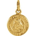 thumbnail image 1 of 14K Yellow Gold 8mm St. Christopher Medal, 1 of 3