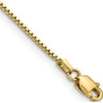 thumbnail image 1 of 14K Yellow Gold .95mm Box Chain (7 X 0.95) Made In Peru box095-7, 1 of 5