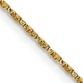 thumbnail image 1 of 14K Yellow Gold .95mm Twisted Box Chain (24 X 0.95) Made In South Africa tsb045-24, 1 of 5