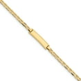 thumbnail image 1 of 14K Yellow Gold Baby ID Anchor Bracelet, 1 of 3