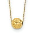 thumbnail image 1 of 14K Yellow Gold Beaded Necklace Chain Bead 18 inch, 1 of 3