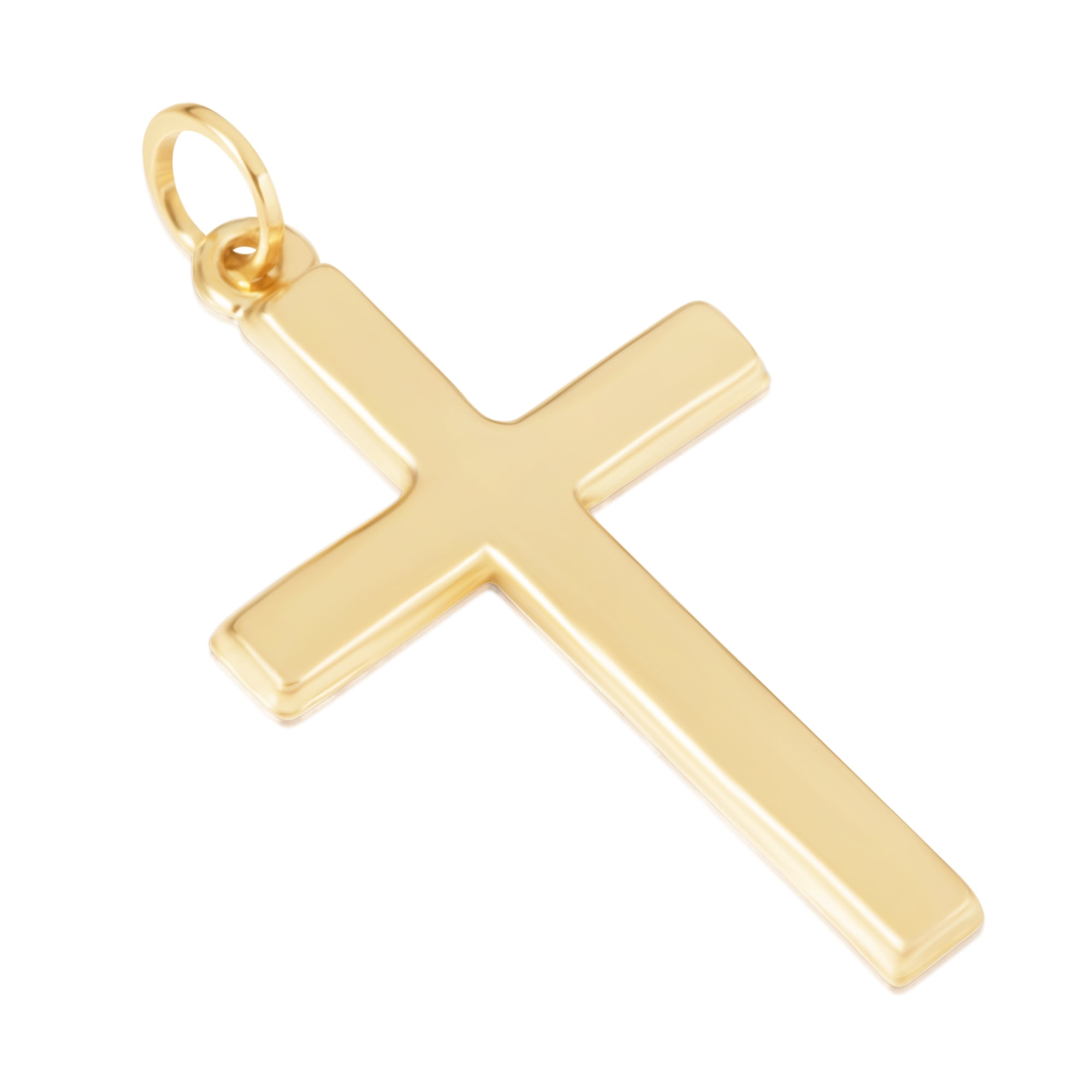 Brass Textured Cross, Religious Large Cross, Brass Cross Charm, Cross Pendant, Mens Cross, Women's Cross 61mm x 43mm 9 Finishes Fast Ship