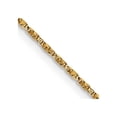 thumbnail image 1 of 14K Yellow Gold Box Chain Styles Necklace 24 inch .95 mm Twisted with Lobster Clasp 0.95, 1 of 4