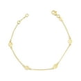 thumbnail image 1 of 14K Yellow Gold Button Link Bracelet 7", 1 of 4