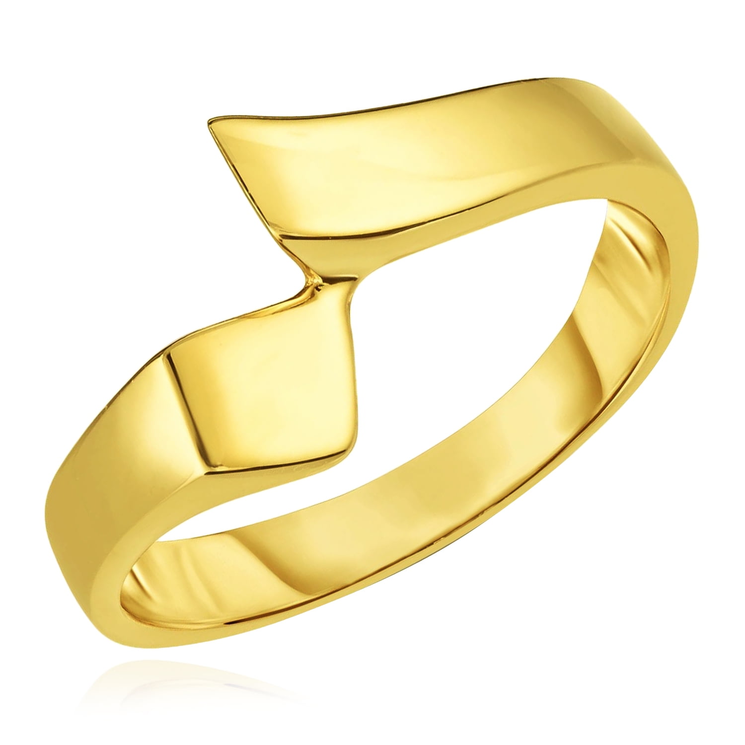 14k gold bypass deals ring