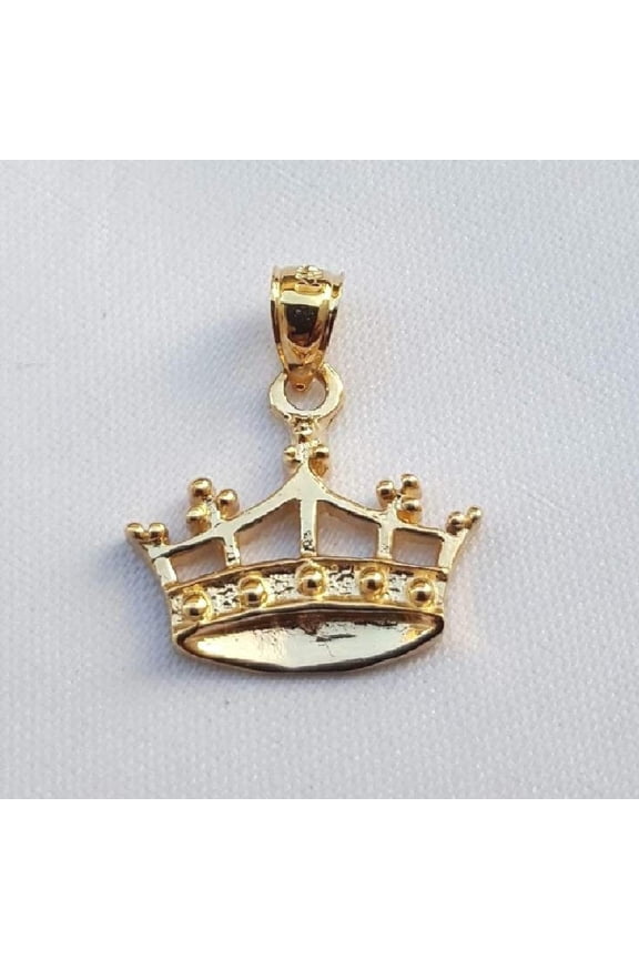14K Yellow Gold CROWN Pendant