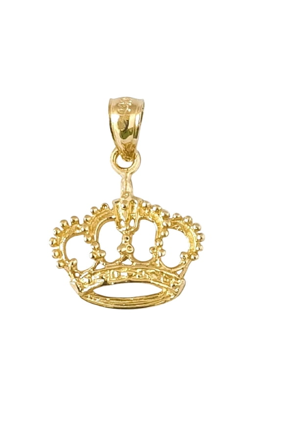 14K Yellow Gold CROWN Pendant
