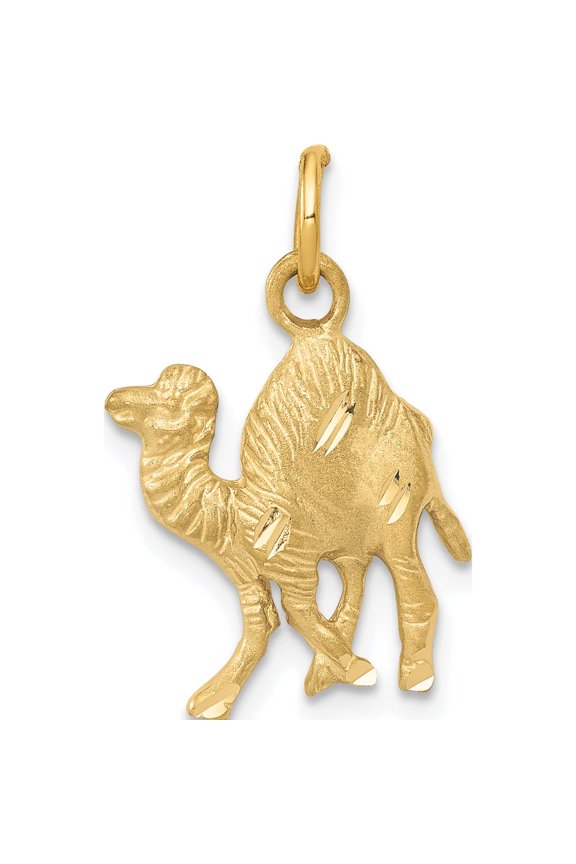 14K Yellow Gold Camel Charm