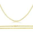 thumbnail image 1 of 14K Yellow Gold Chain 5mm Light Weight Flat Mariner Chain Necklace (20, 22, 24, 26 Inches), 1 of 3