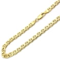 thumbnail image 1 of 14K Yellow Gold Chain 6mm Concave Mariner Link Chain Necklace (18, 20, 22, 24, 26 Inches), 1 of 3