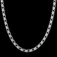 thumbnail image 1 of 14K Yellow Gold Chain For Women,5mm Gold Color Flower Box Chain Punk Collar Necklace Golden Jewelry collier, 1 of 9