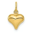 thumbnail image 1 of 14K Yellow Gold Charm Pendant 14 mm 9 Polished 3-D Heart, 1 of 3