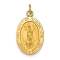 thumbnail image 1 of 14K Yellow Gold Charm Pendant 19 mm 11 Polished And Satin Our Lady Of Guadalupe Medal, 1 of 2