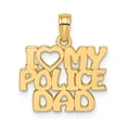 thumbnail image 1 of 14K Yellow Gold Charm Pendant Themed 11.45 mm 15.35, 1 of 4