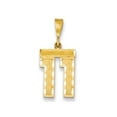 thumbnail image 1 of 14K Yellow Gold Charm Pendant Themed 11 Diamond-Cut, 1 of 1