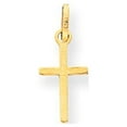 thumbnail image 1 of 14K Yellow Gold Charm Pendant Themed 19 mm 8 Small Cross, 1 of 2