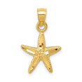 thumbnail image 1 of 14K Yellow Gold Charm Pendant Themed 20 mm 12 Starfish, 1 of 4
