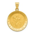 thumbnail image 1 of 14K Yellow Gold Charm Pendant Themed 31 mm 22 Saint Christopher Medal, 1 of 3