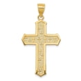 thumbnail image 1 of 14K Yellow Gold Charm Pendant Themed 34 mm 19 Passion Cross, 1 of 4