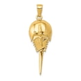 thumbnail image 1 of 14K Yellow Gold Charm Pendant Themed Men'S 38 mm 13, 1 of 4