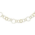 thumbnail image 1 of 14K Yellow Gold Combo Circle Chain (24 X 18) Made In Indonesia sf1668-24, 1 of 6