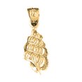 thumbnail image 1 of 14K Yellow Gold Conch Shell Pendant - 20 mm, 1 of 3