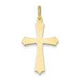 thumbnail image 1 of 14K Yellow Gold Cross Pendant Charm Religious, 1 of 3
