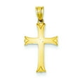thumbnail image 1 of 14K Yellow Gold Cross Pendant Charm Religious, 1 of 5