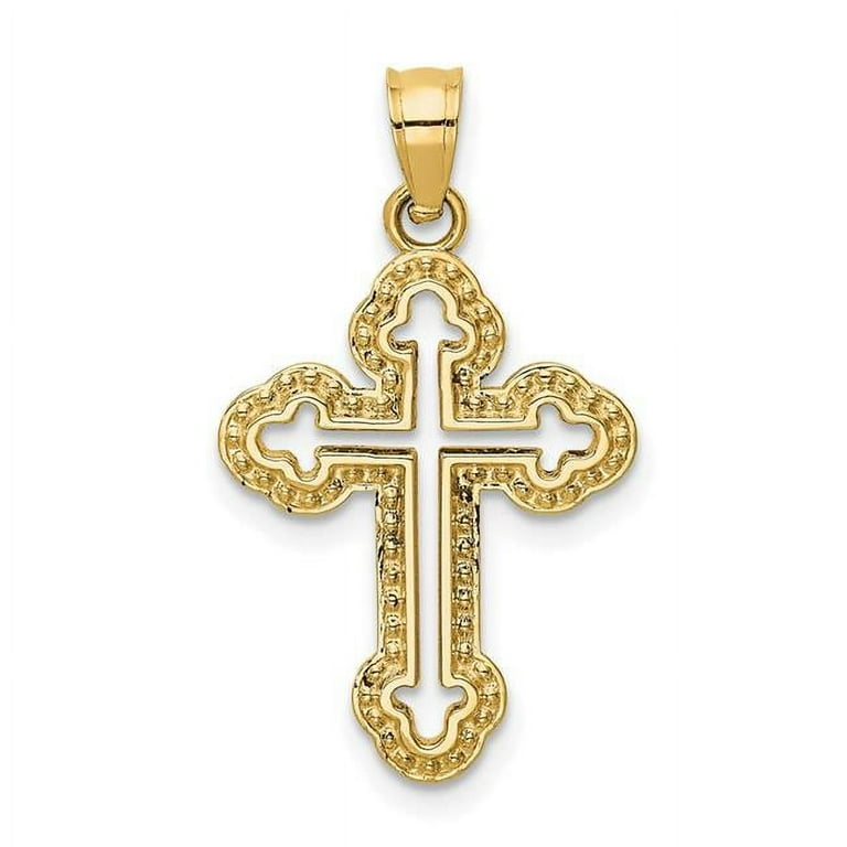 14k cross charm deals