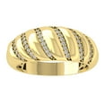 thumbnail image 1 of 14K Yellow Gold Diamond Band Ring (1/6 cttw, I-J Color, I2-I3 Clarity) 6.5, 1 of 5