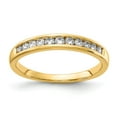 thumbnail image 1 of 14K Yellow Gold Diamond, Lab Grown Round Ring Band, 1 of 6