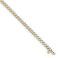 thumbnail image 1 of 14K Yellow Gold Diamond Tennis Bracelet Mounting, 1 of 1