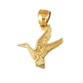 thumbnail image 1 of 14K Yellow Gold Duck Bird Pendant Charm, 1 of 4