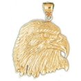 thumbnail image 1 of 14K Yellow Gold Eagle Pendant - 40 mm, 1 of 3
