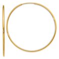 thumbnail image 1 of 14K Yellow Gold Earring Endless Women'S 41 mm 1.25Mm Hoop, 1 of 3